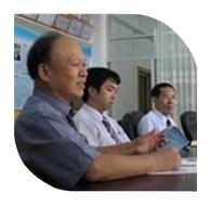 新竹公司董事長陪同矢澤勇樹博士會(huì)見桂林工學(xué)院資源與環(huán)境工程系主任解慶林教授。
